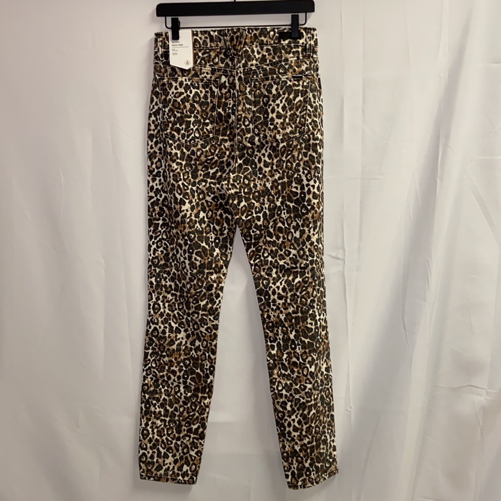 Volcom Super Stoned Skinny Jeans Animal Print NWT - Picture 5 of 7